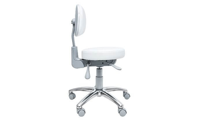 mocho-odontologico-ergonomico-prolabore-postural-com-base-aluminio-rodizios-branco-cinza-lateral